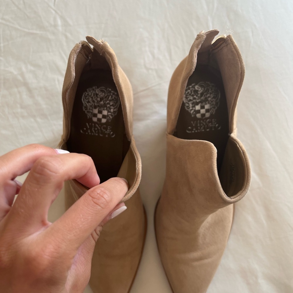Vince camuto booties worn twice
